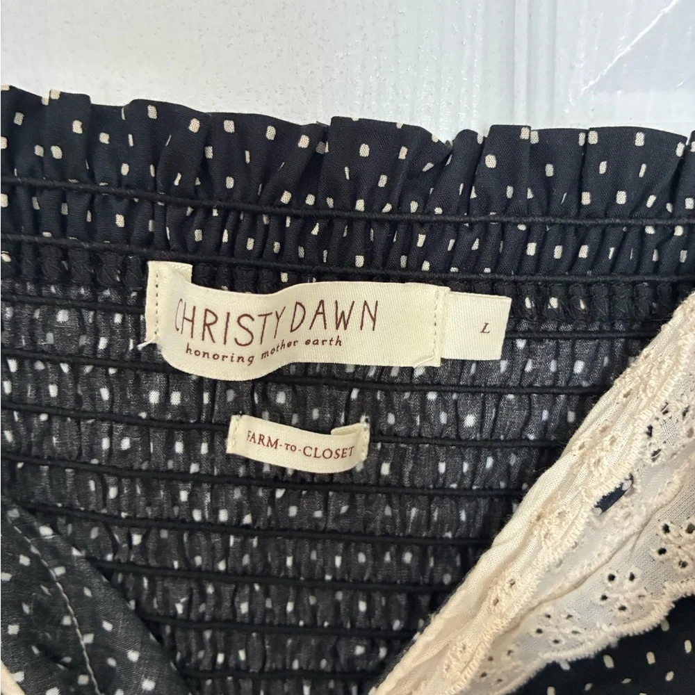 Christy dawn Emma in noir dot size large - Picture 2 of 3